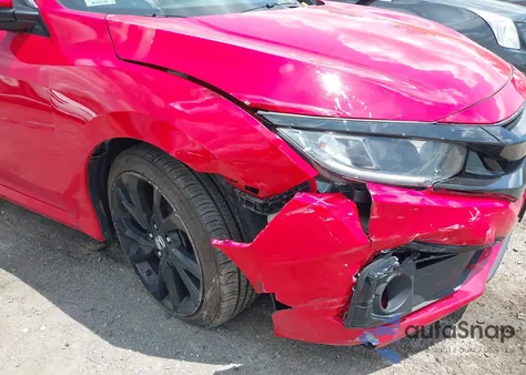 2019 Honda Civic Sport z USA, uszkodzony, nr VIN 2HGFC2F86KH503834